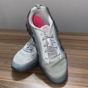 FILA Girls Diskize 2 Grey And Pink‎ Sneakers Size US 6 Barely Worn